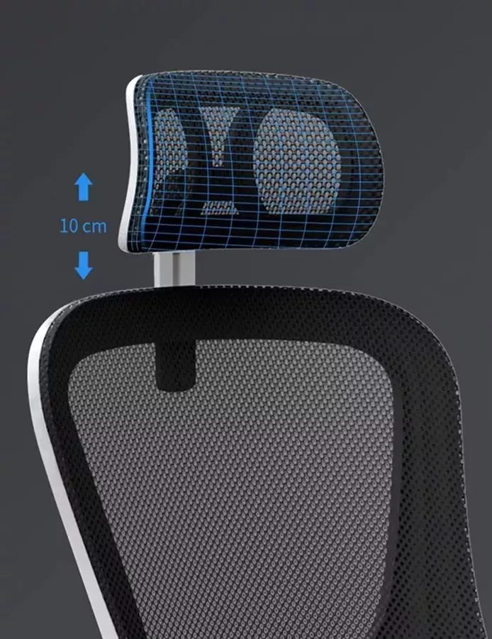 כסא מנהלים ארגונומי דגם XP-3 עם גב גבוה ומשענת ראש צבע שחור מתצוגה ועודפים