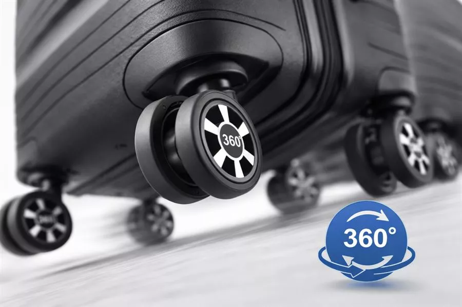 סט 3 מזוודות קשיחות + 5 תיקי אריזה וארגון במתנה