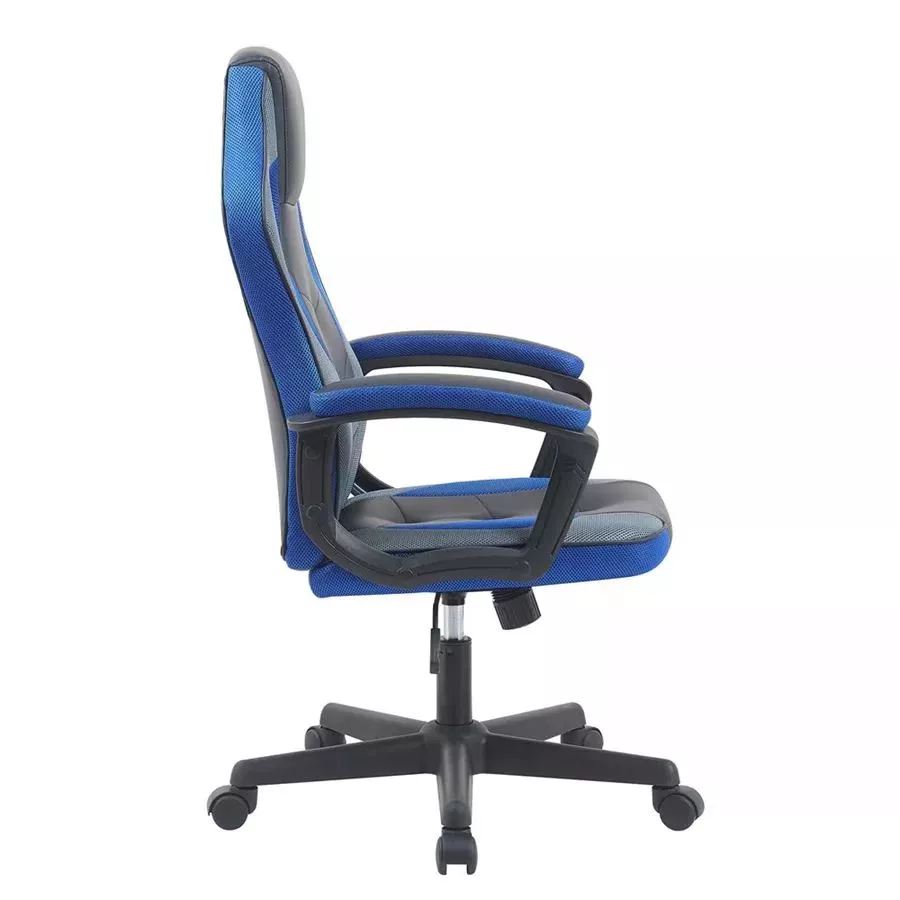 כסא גיימינג דגם Gamer צבע שחור כחול מתצוגה ועודפים