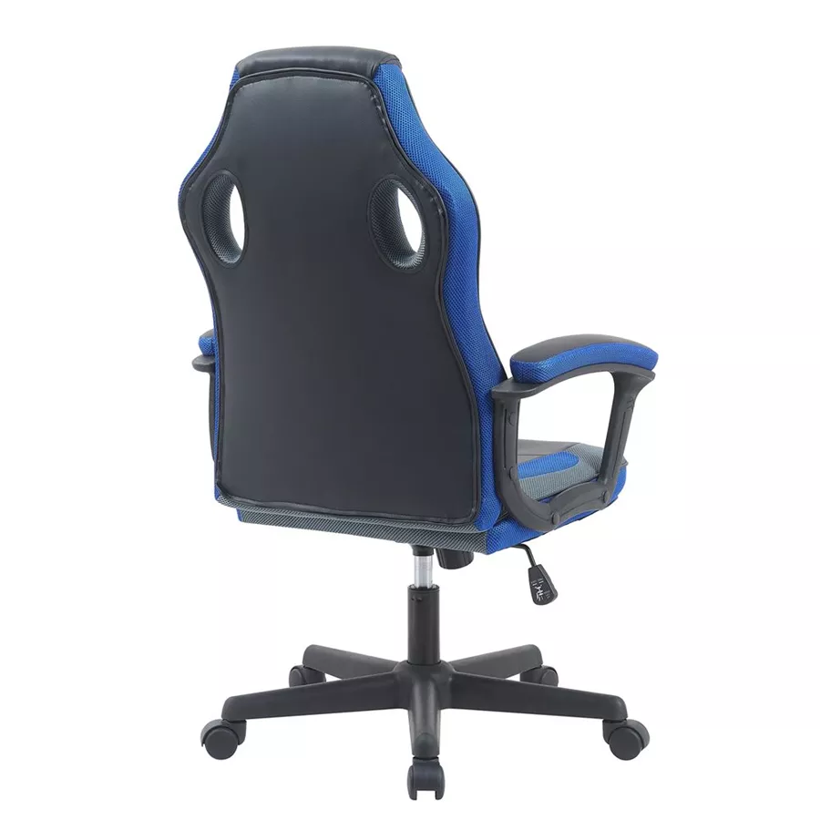 כסא גיימינג דגם Gamer צבע שחור כחול מתצוגה ועודפים