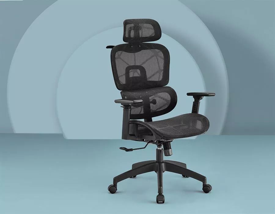 כסא מנהלים עם מושב HOLLOW וידיות 3D דגם TPX-18