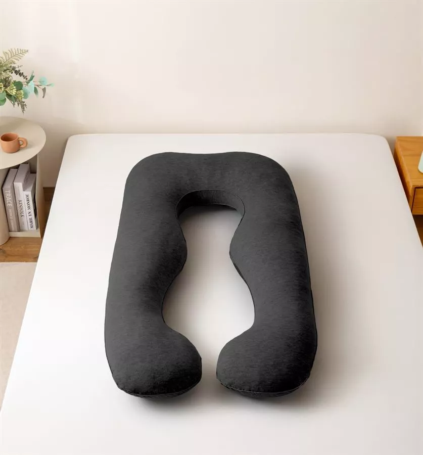 כרית הריון ויסקו מפנקת מבית B.k.import צבע אפור כהה