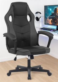 כסא גיימינג במכירה מוקדמת 21 ימי עסקים דגם Gamer צבע שחור home-star