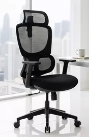 כסא מנהלים עם כרית תמיכה וידיות מתכווננות דגם XP-10 מתצוגה ועודפים home-star