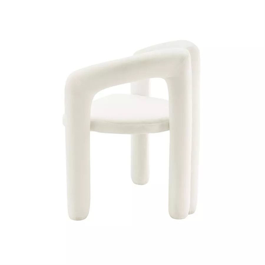 כסא בד מעוצב דגם Milano צבע שמנת במכירה מוקדמת 21 ימי עסקים