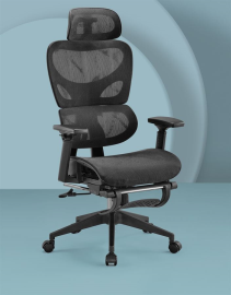 כסא מנהלים עם הדום נשלף וידיות מתכווננות דגם XP-20 מתצוגה ועודפים home-star