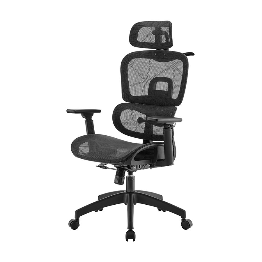 כסא מנהלים עם מושב HOLLOW וידיות 3D דגם TPX-18