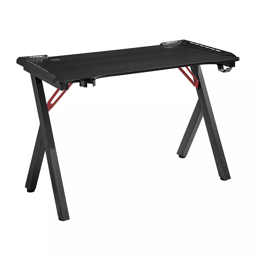 שולחן גיימינג מקצועי עם תאורה ברוחב 120 ס