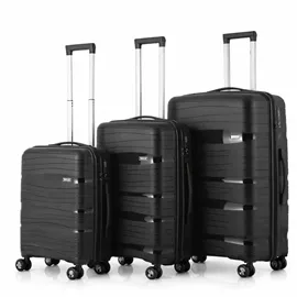 סט 3 מזוודות קשיחות + 5 תיקי אריזה וארגון במתנה home-star