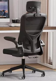 כסא מנהלים ארגונומי דגם XP-3 עם גב גבוה ומשענת ראש צבע שחור מתצוגה ועודפים home-star