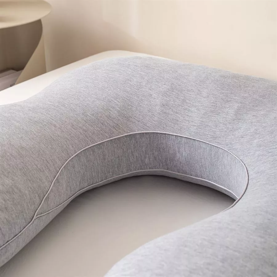 כרית הריון ויסקו מפנקת מבית B.k.import צבע אפור